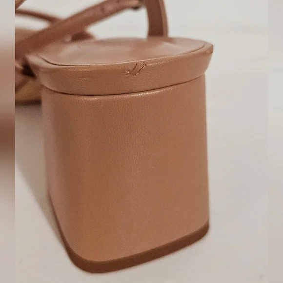 A.New Day Shannon heels for women with memory foam insole open toe and square - Picture 11 of 11